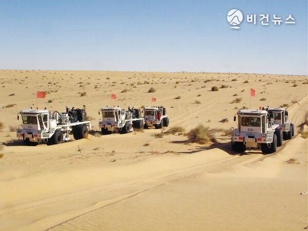 Sinopec’s First Geophysical Exploration Project in Algeria.